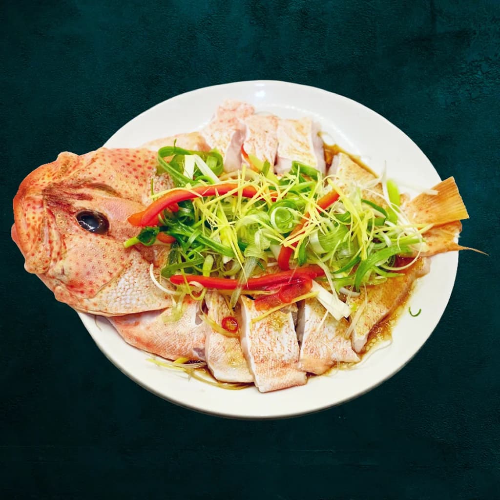 Hong Kong Style Steamed Grouper